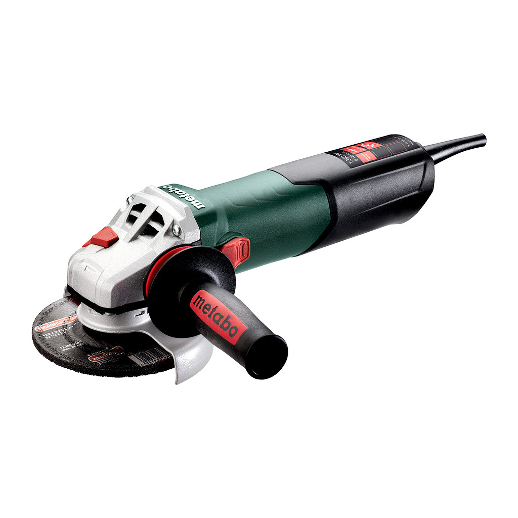 Metabo 603627000 - W 13-125 Quick - Uhlová brúska, Kartón, s rýchloupínacou maticou