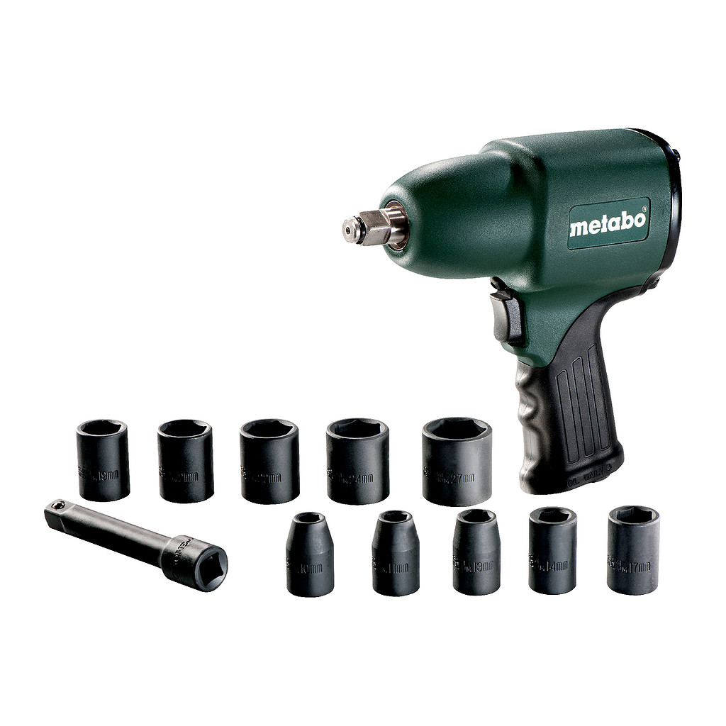 Metabo 604118500 - DSSW 360 Set 1/2" - Pneumatický rázový skrutkovač, Kufor z umelej hmoty