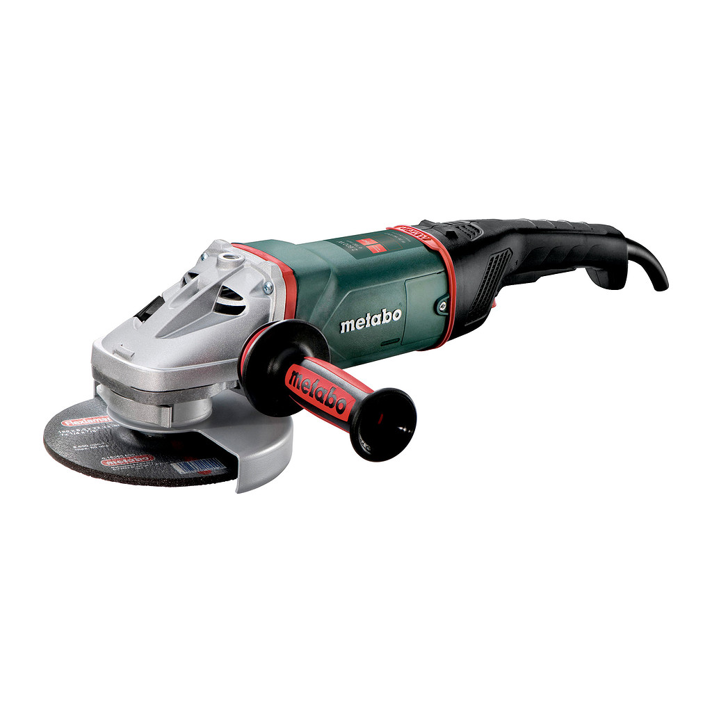 Metabo 606473260 - W 26-180 MVT - Uhlová brúska, Kartón, s otočnou hlavnou rukoväťou, bezpečnostným vypínačom, tzv. spínačom mŕtveho muža