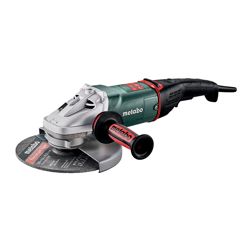 Metabo 606481000 - WEPBA 24-230 MVT Quick - Uhlová brúska, Kartón, s brzdou, rýchloupínacou maticou, otočnou hlavnou rukoväťou, bezpečnostným vypínačom, tzv. spínačom mŕtveho muža