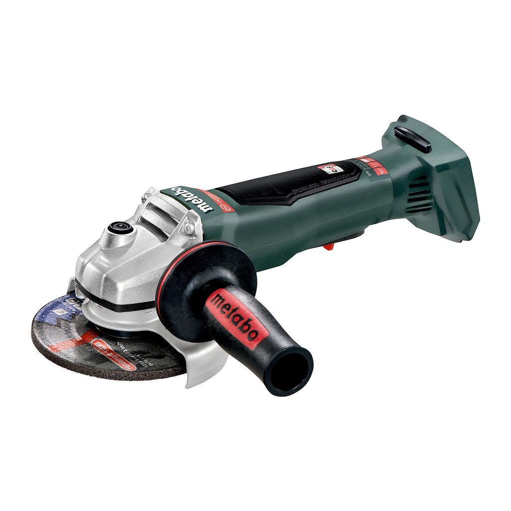 Metabo 613075840 - WPB 18 LTX BL 125 Quick - AKU uhlová brúska, 18V, metaBOX 165 L