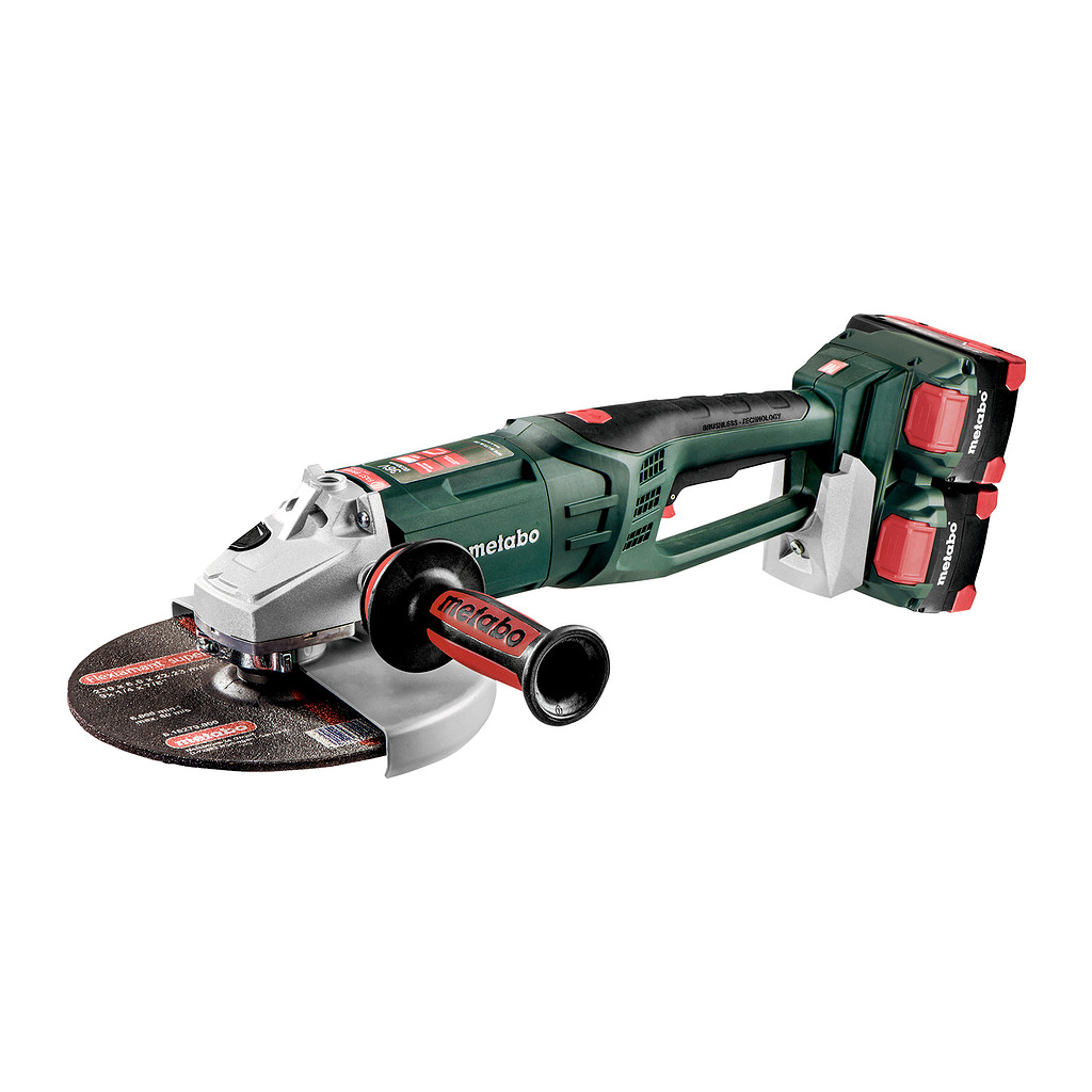 Metabo 613102810 - WPB 36-18 LTX BL 230 - AKU uhlová brúska, 18V 4x8Ah LiHD, Nabíjačka ASC 145 Duo, Kufor z umelej hmoty