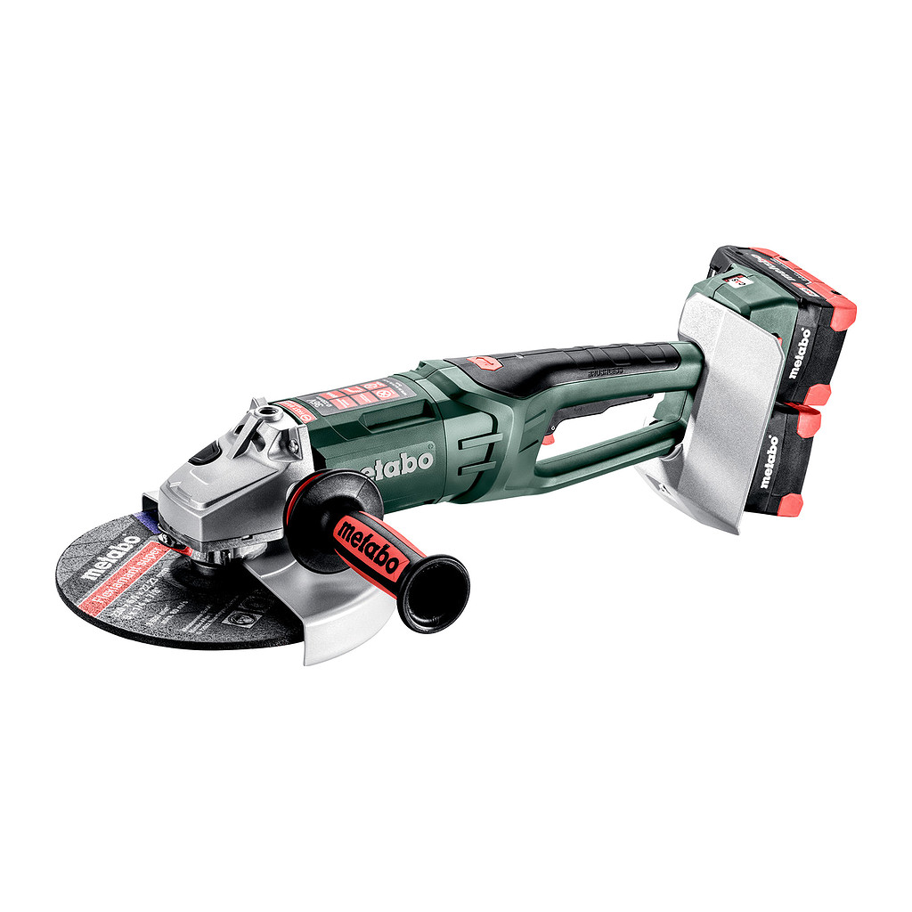 Metabo 613103810 - WPB 36-18 LTX BL 24-230 Quick - AKU uhlová brúska, 18V 4x8Ah LiHD, Nabíjačka ASC 145 Duo, Kufor z umelej hmoty