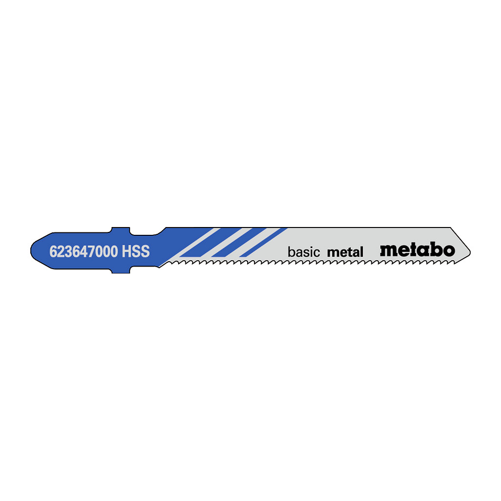 Metabo 623647000 - 5 pílových listov do dierovacej píly „basic metal“ 51/ 1,2 mm