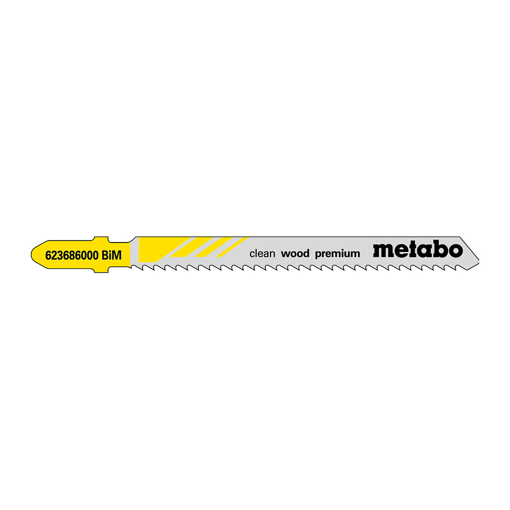 Metabo 623686000 - 5 pílových listov do dierovacej píly „clean wood premium“ 74/ 2,5 mm