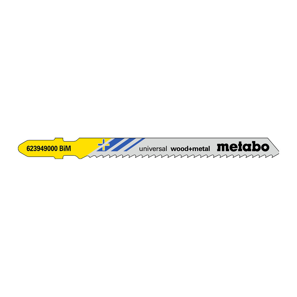 Metabo 623949000 - 5 pílových listov do dierovacej píly „universal wood + metal“ 90/ 2,5 mm