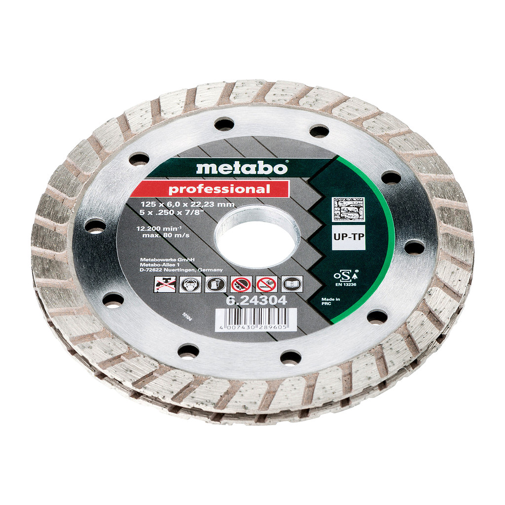 Metabo 624304000 - Diamantový frézovací kotúč, 125x6x22,23 mm, "professional", "UP-TP"