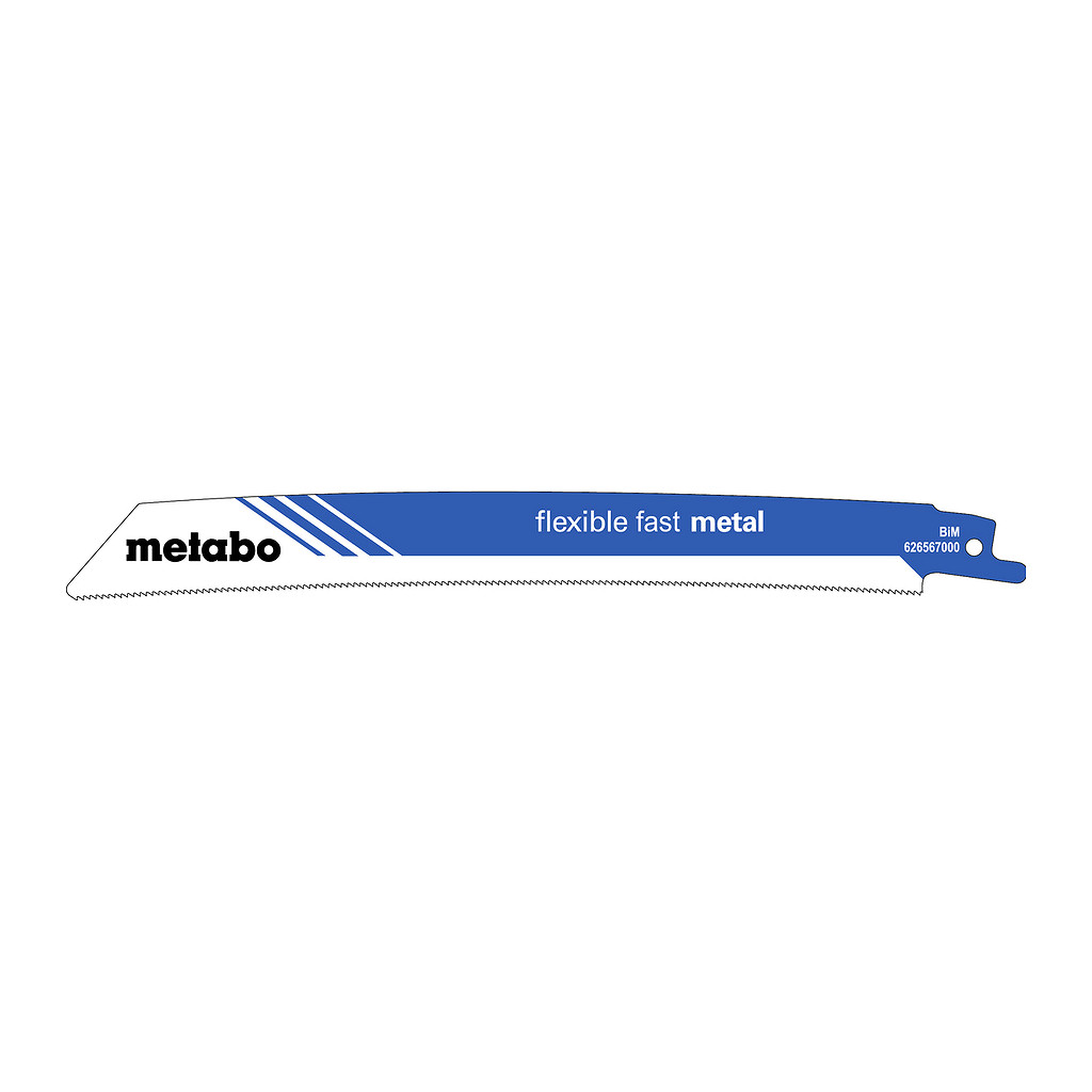 Metabo 626567000 - 5 pílových listov do šabľovej píly „flexible fast metal“ 225 x 0,9 mm