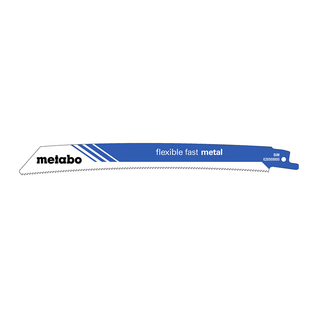 Metabo 626569000 - 5 pílových listov do šabľovej píly „flexible fast metal“ 225 x 0,9 mm