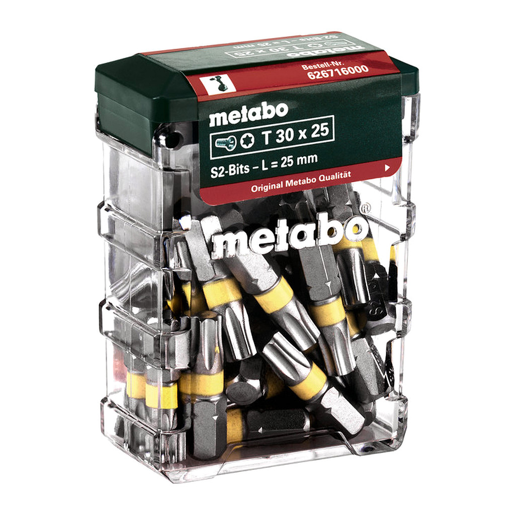 Metabo 626716000 - Box s nástavcami T30, SP, 25-dielny