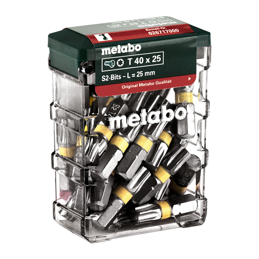 Metabo 626717000 - Box s nástavcami T40, SP, 25-dielny