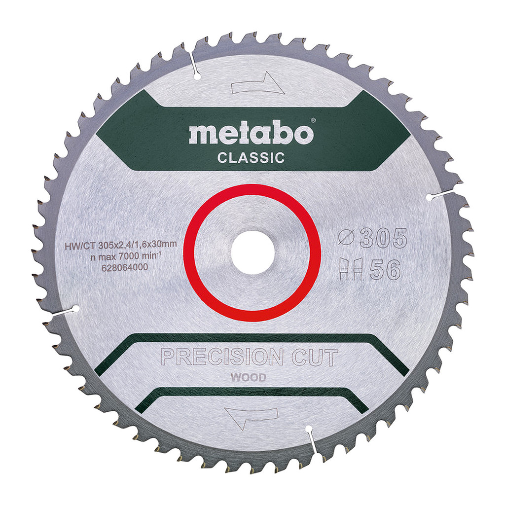 Metabo 628064000 - Pílový list „precision cut wood - classic“, 305x30 Z56 WZ 5° neg