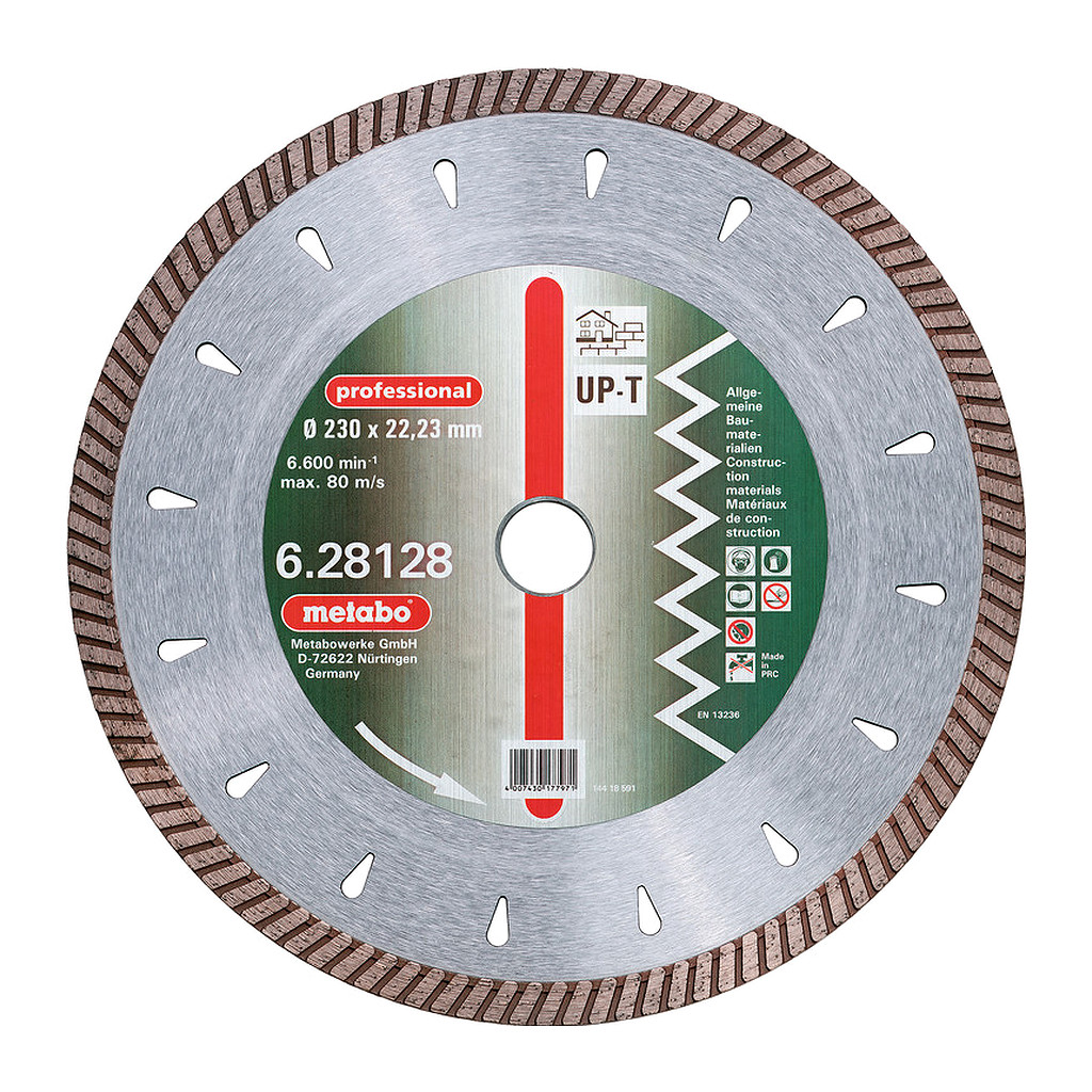 Metabo 628128000 - Dia-RK, 230x2,7x22,23mm, "professional", "UP-T", Turbo, univerzálny