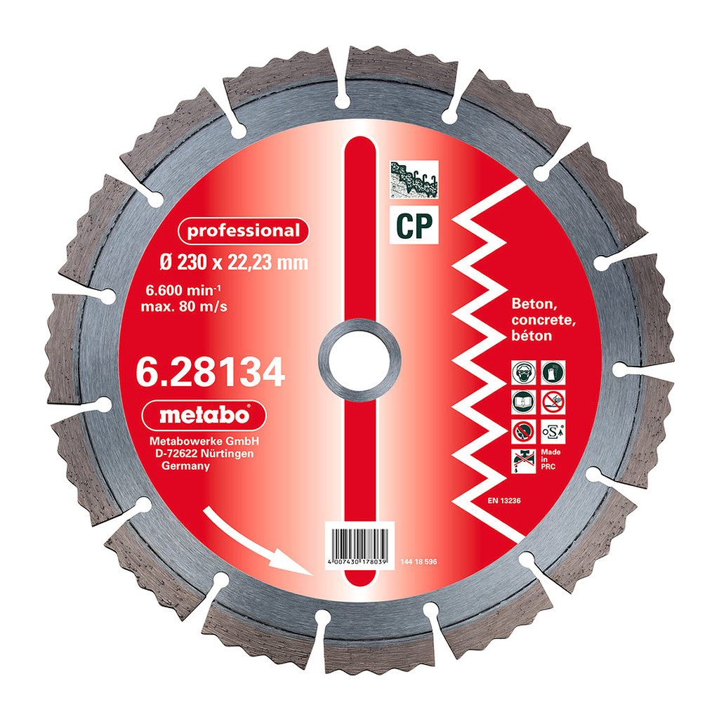 Metabo 628139000 - Dia-RK, 350x3,2x20,0/25,4mm, "professional", "CP", betón