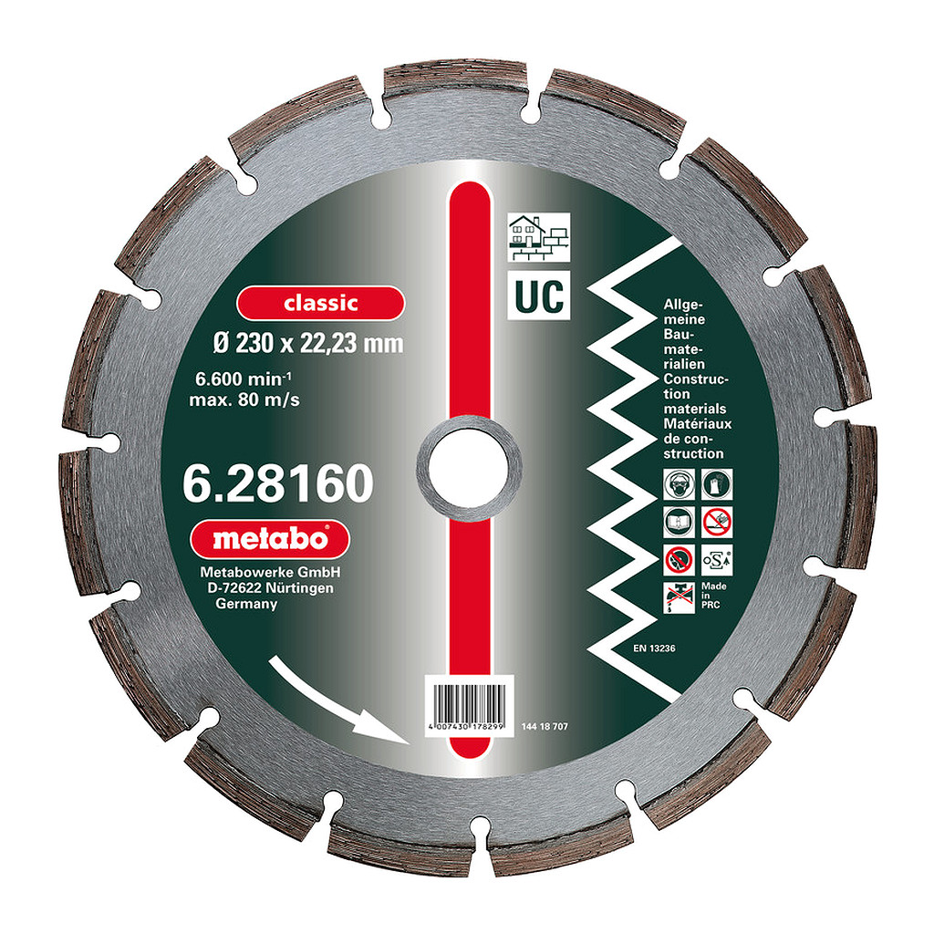 Metabo 628159000 - Dia-RK, 180x2,3x22,23mm, "classic", "UC", univerzálny