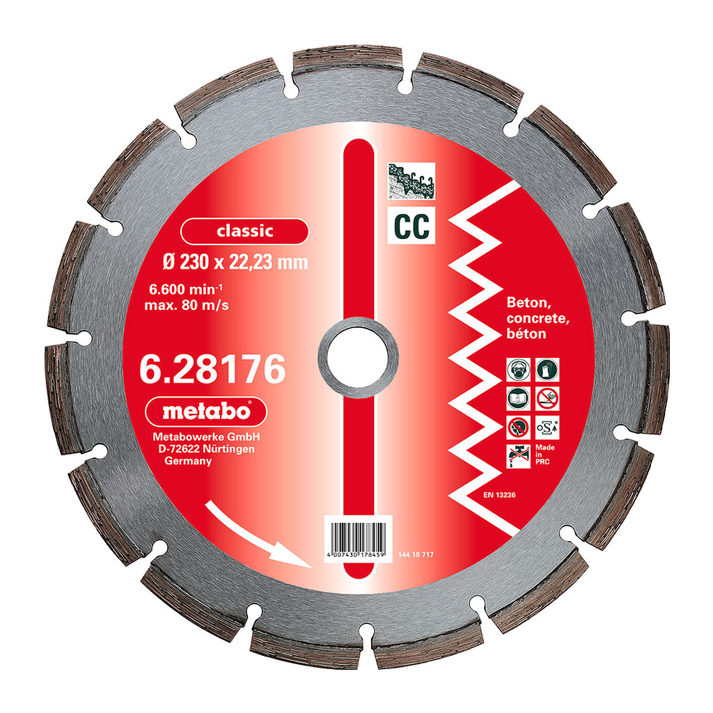 Metabo 628180000 - Dia-RK, 350x3,2x20,0/25,4mm, "classic", "CC", betón