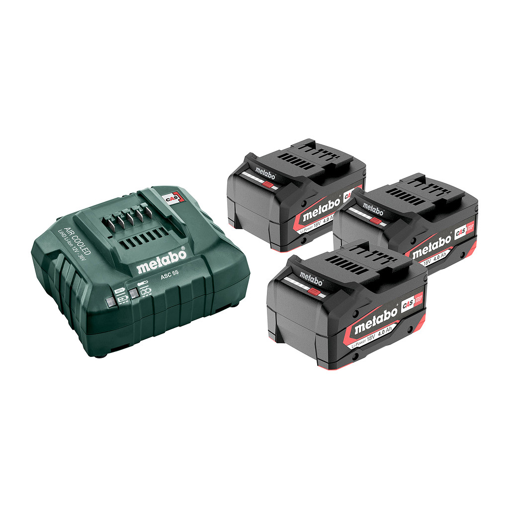 Metabo 685049000 - Basis-Set 3 x 4.0 Ah