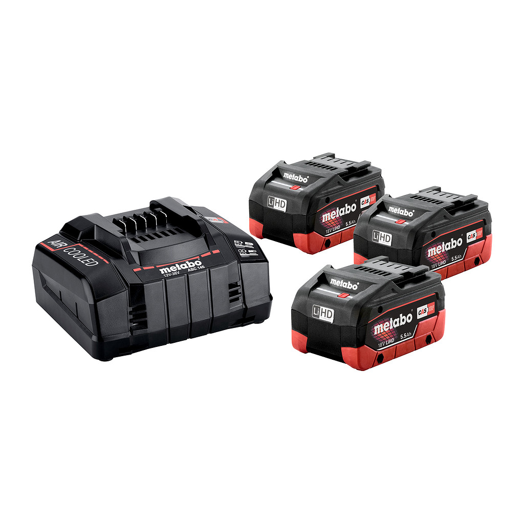 Metabo 685074000 - Basis-Set 3 x LiHD 5.5 Ah