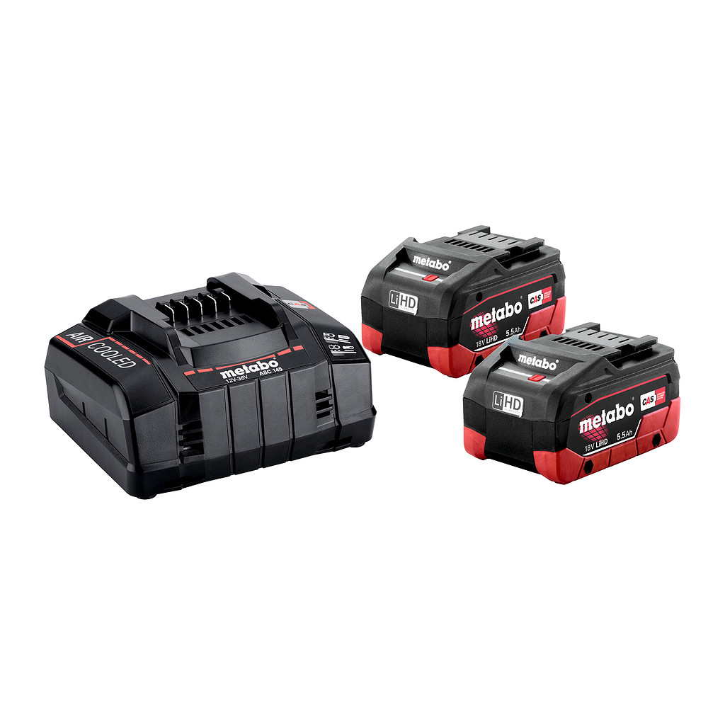 Metabo 685122000 - Basis-Set 2 x LiHD 5.5 Ah