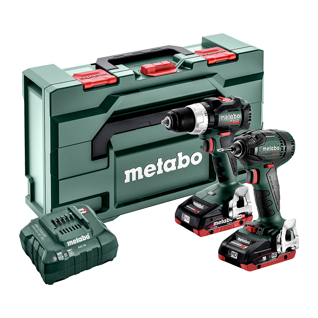 Metabo 685123000 - Combo Set 2.1.11 18 V BL LiHD - AKU stroje v súprave, 18V, metaBOX 165 L, BS 18 LT BL + SSD 18 LTX 200 BL