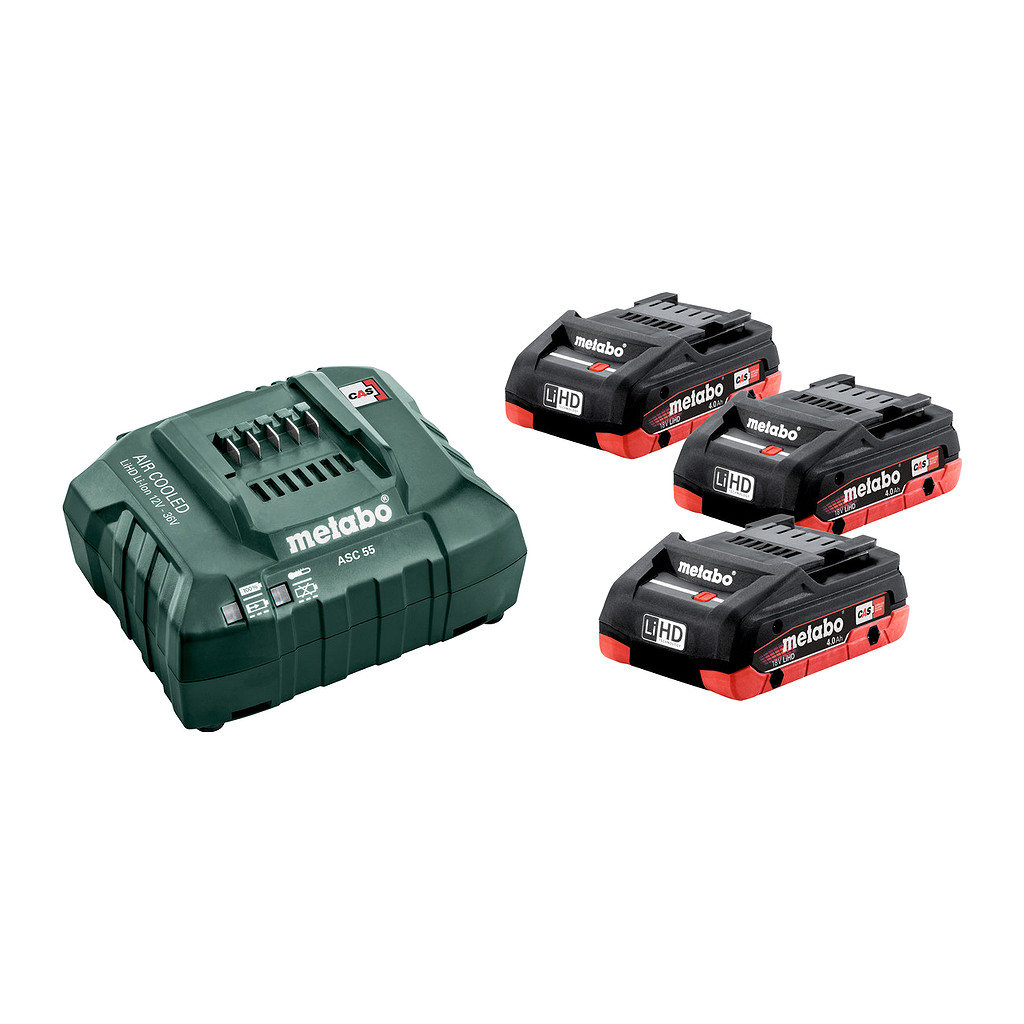 Metabo 685132000 - Basis-Set 3 x LiHD 4.0 Ah