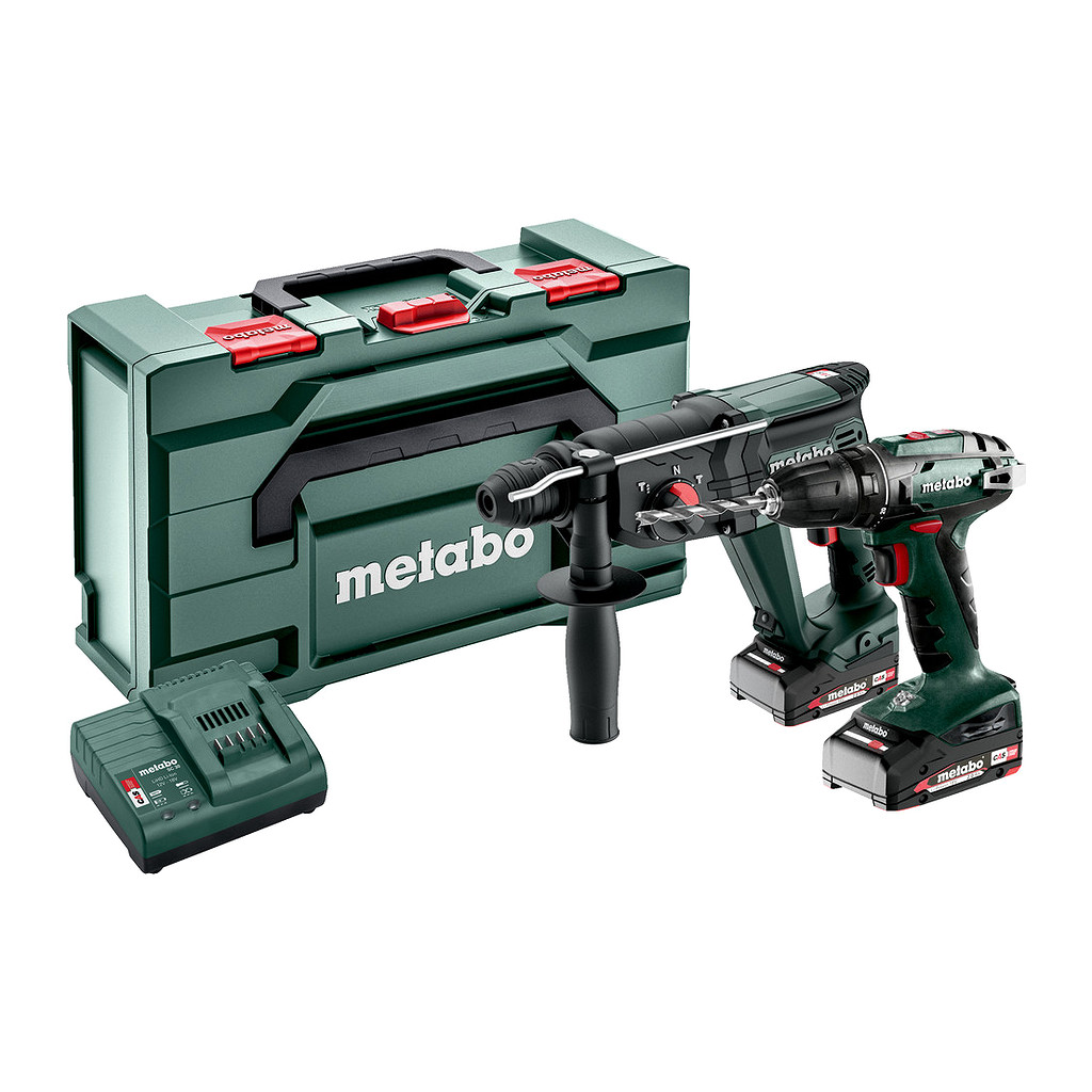 Metabo 685216500 - Combo Set 2.3.2 18 V - AKU stroje v súprave, 18V, metaBOX 165 L, BS 18 + KH 18 LTX 24