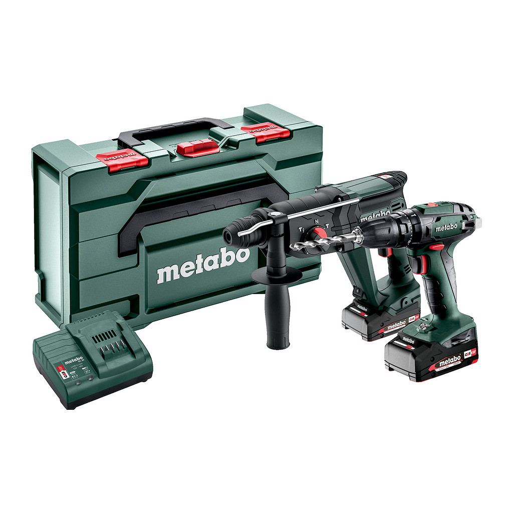 Metabo 685217500 - Combo Set 2.3.4 18 V - AKU stroje v súprave, 18V, metaBOX 165 L, SB 18 + KH 18 LTX 24