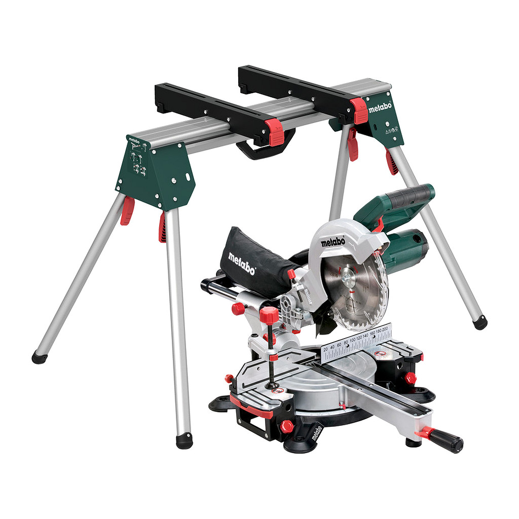 Metabo 690992000 - KGS 216 M Set - Skracovacia píla, Kartón, s podstavcom KSU 100