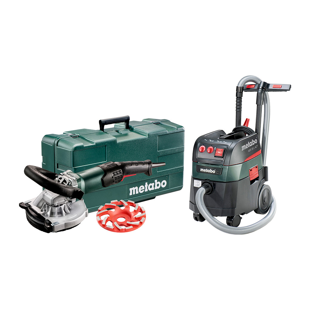 Metabo 691000000 - RSEV 19-125 RT + ASR 35 L ACP Set - Sieťový stroj v súprave, Kufor z umelej hmoty