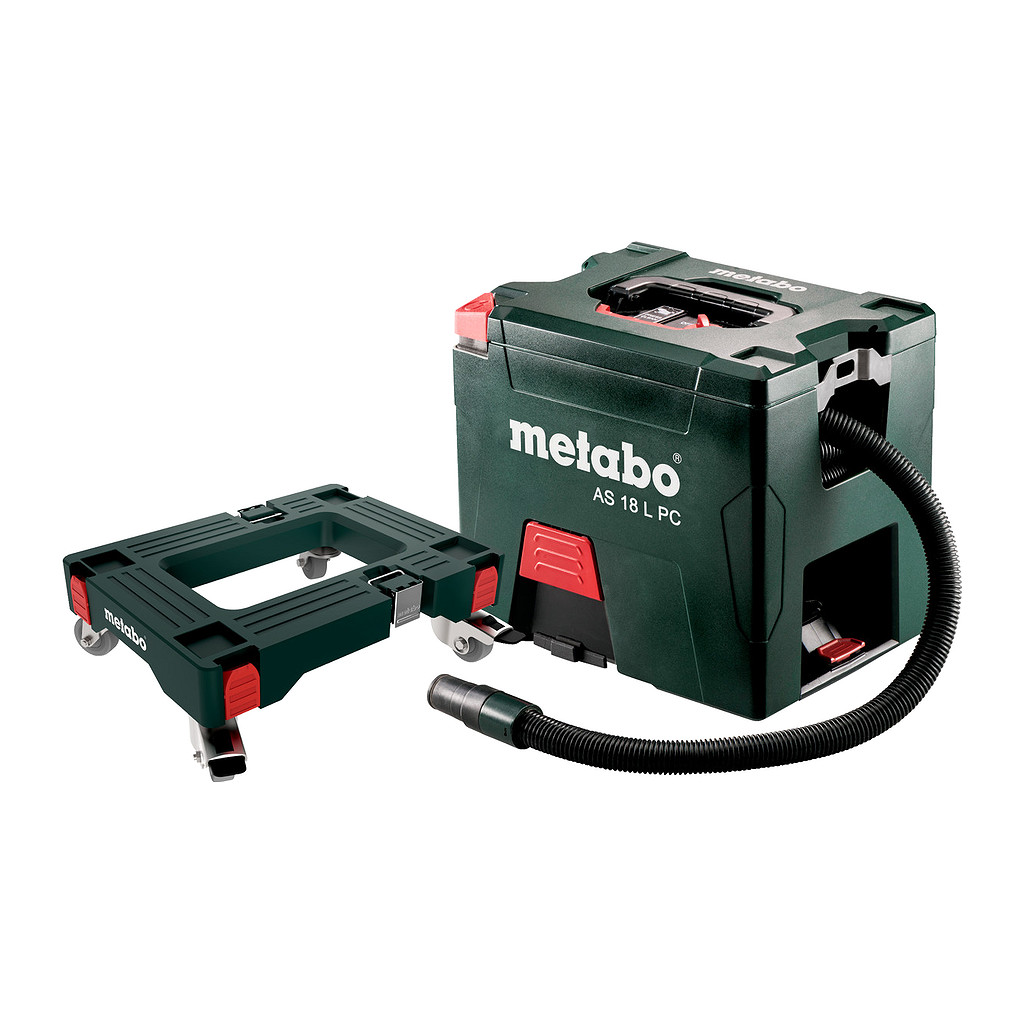 Metabo 691060000 - AS 18 L PC Set - AKU vysávač, 18V x LiHD, Nabíjačka ―, Kartón, s pojazdnou doskou