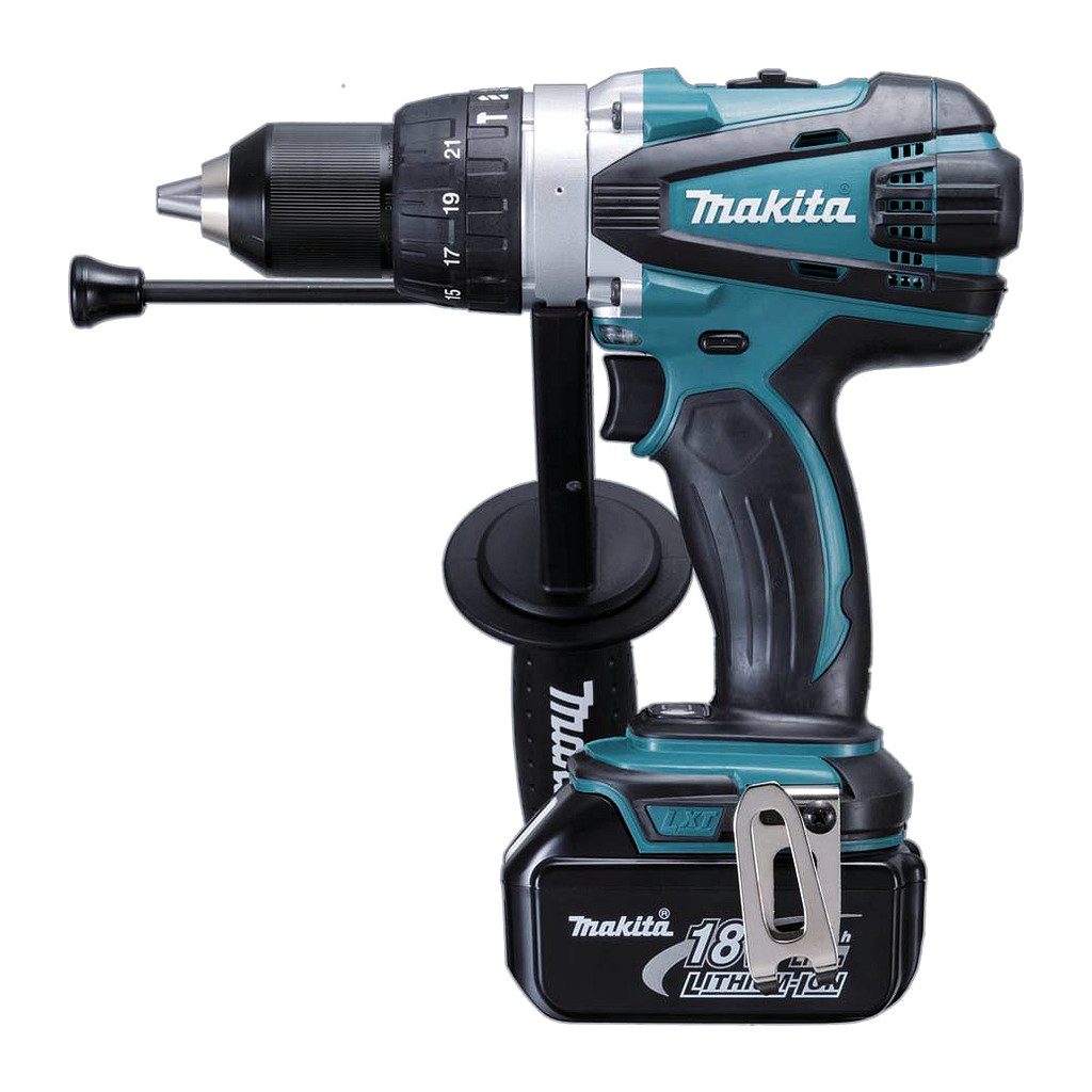 Makita DHP458RTJ - AKUMULÁTOROVÝ VŔTACÍ SKRUTKOVAČ S PRÍKLEPOM