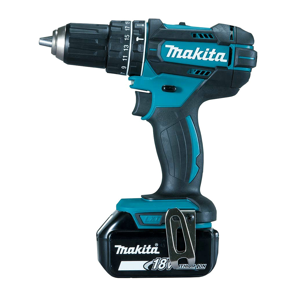 Makita DHP482RFJ - AKUMULÁTOROVÝ VŔTACÍ SKRUTKOVAČ S PRÍKLEPOM