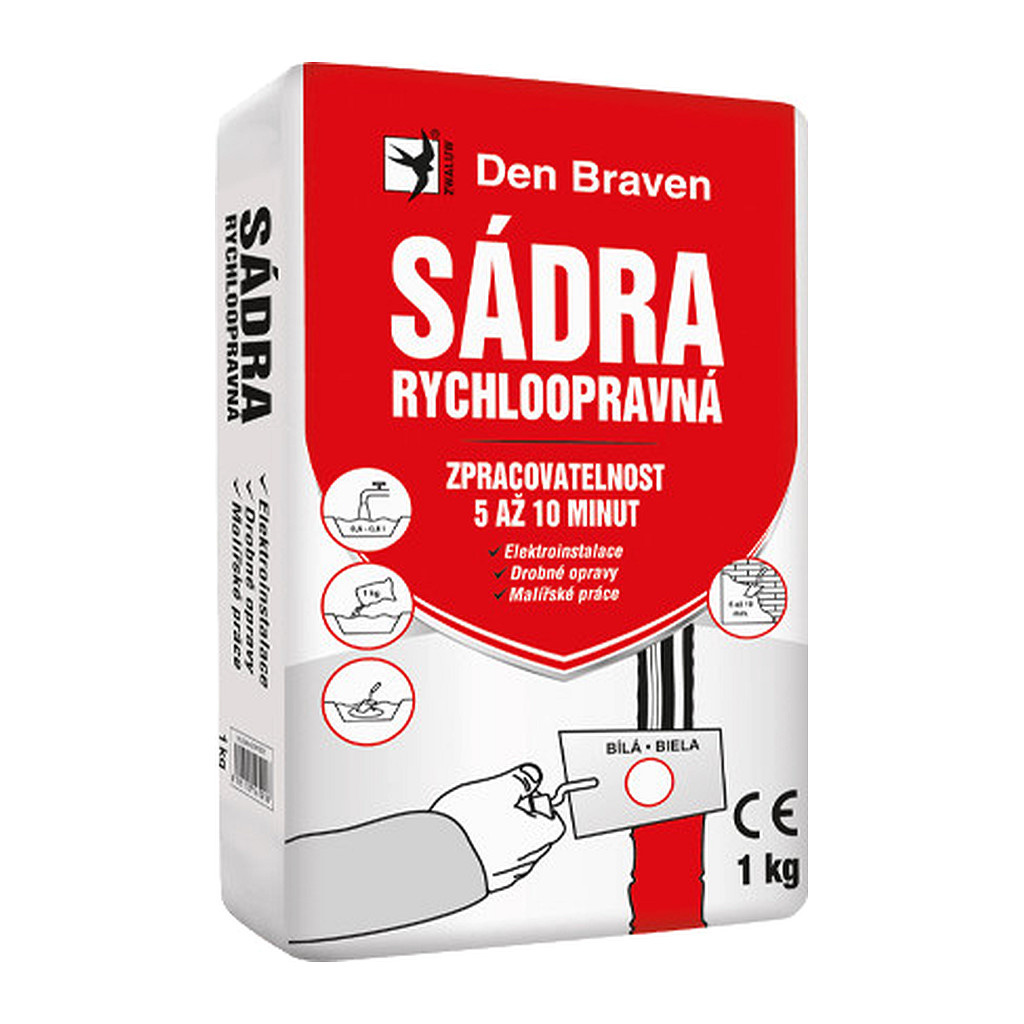 Den Braven 00415GY - Sadra rýchloopravná 1 kg vrece