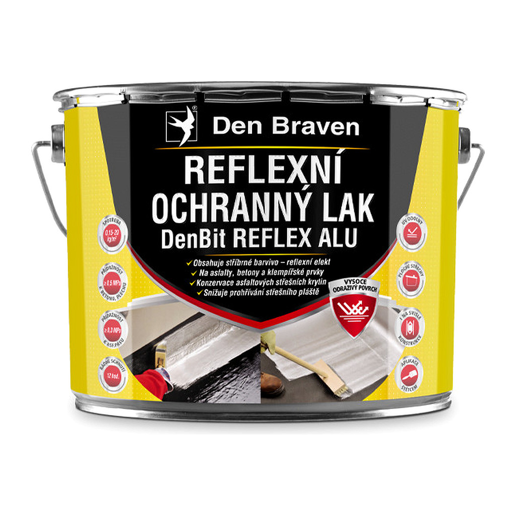 Den Braven 11005BI - Reflexný ochranný lak DenBit REFLEX ALU 4