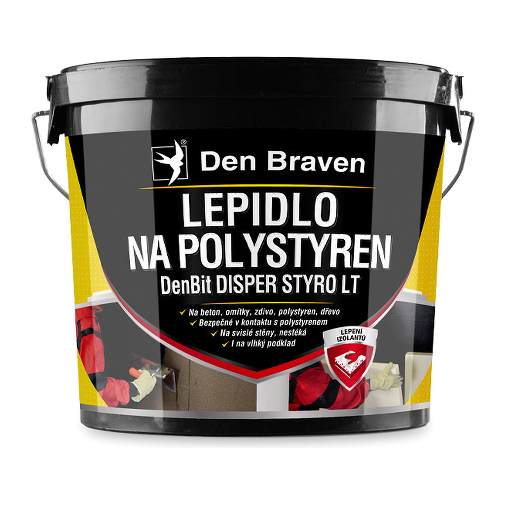 Den Braven 11014BI - Lepidlo na polystyrén DenBit DISPER STYRO LT 10 kg vedro