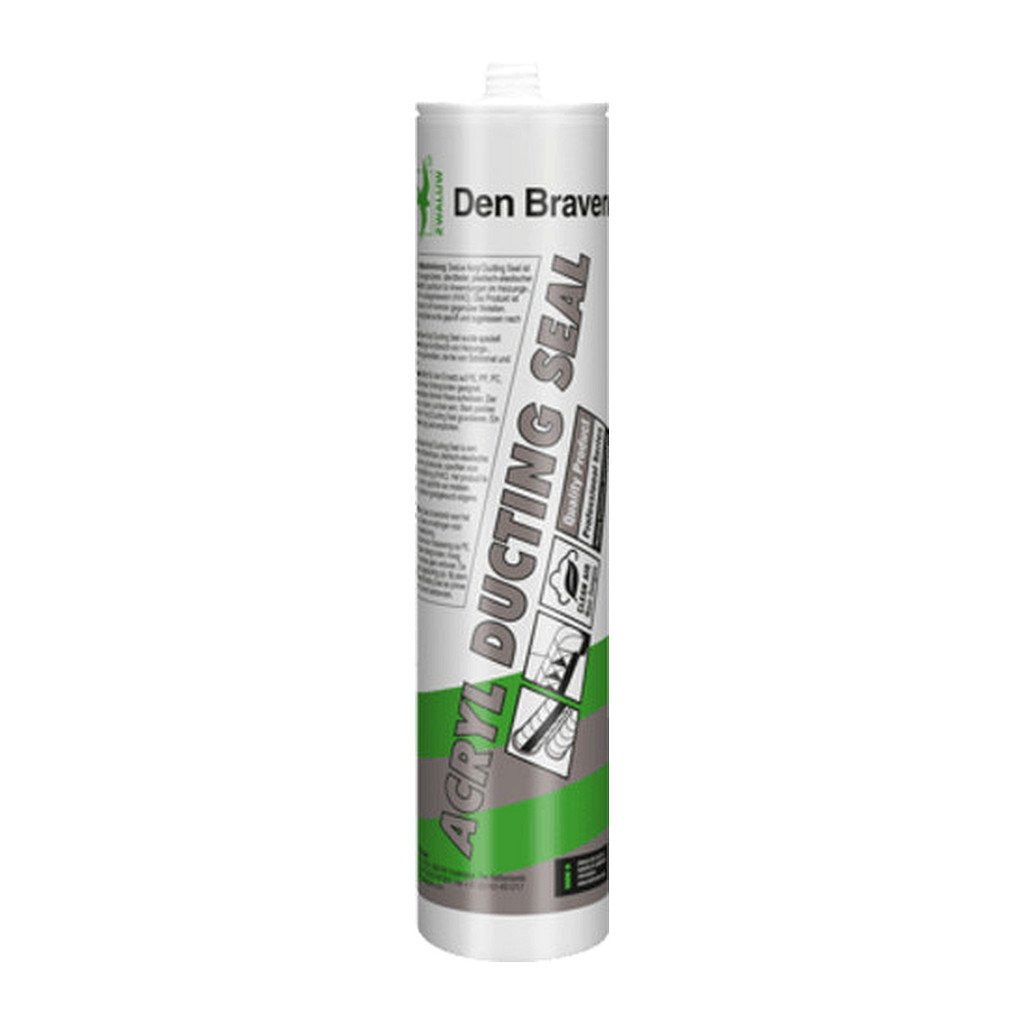 Den Braven 20103DS - Acryl Ducting Seal 280 ml kartuša striebristo sivá