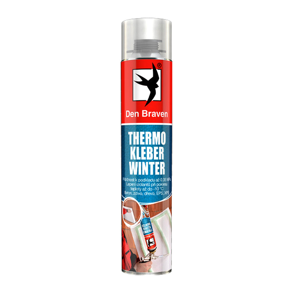 Den Braven 40350TH - THERMO KLEBER WINTER 750 ml pištoľová dóza žltá