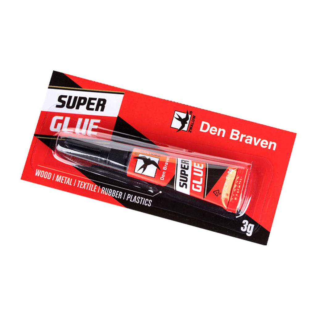 Den Braven 50700RL - Sekundové lepidlo SUPER GLUE 3 g tubička transparentná