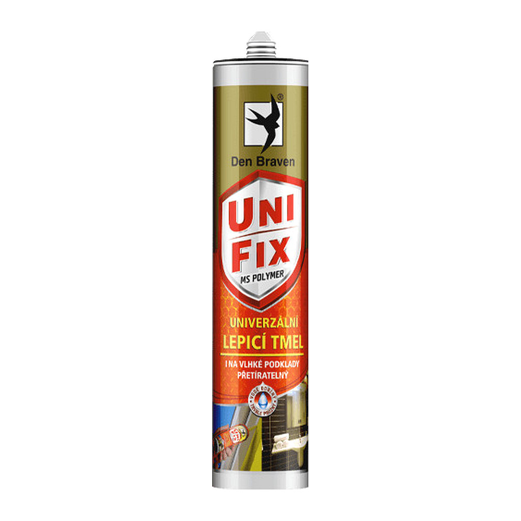 Den Braven 52013BD - MS UNIFIX na všetky tmelenia a lepenia 290 ml kartuša sivá