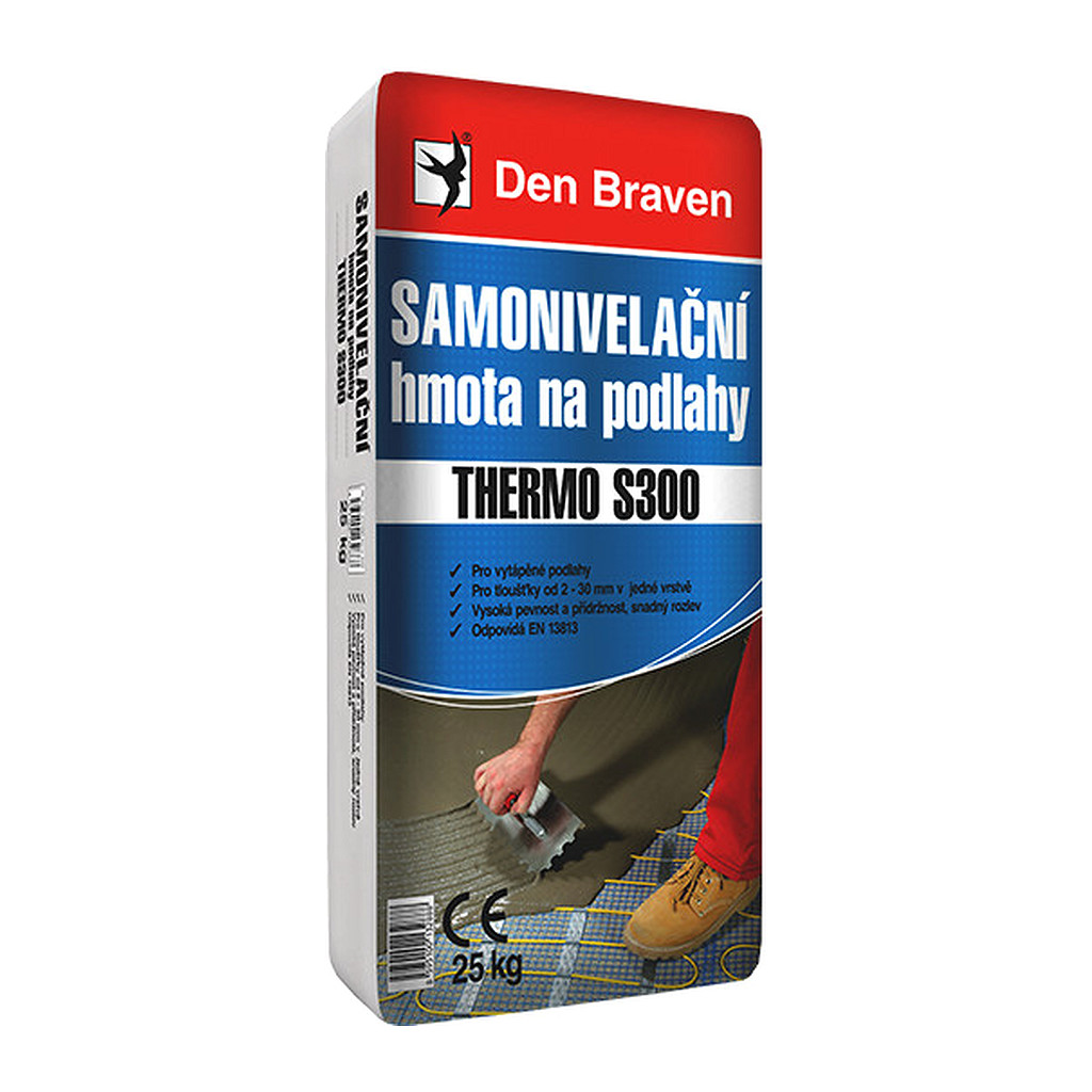 Den Braven 57110QP - Samonivelačná hmota na podlahy THERMO S300 25 kg vrece