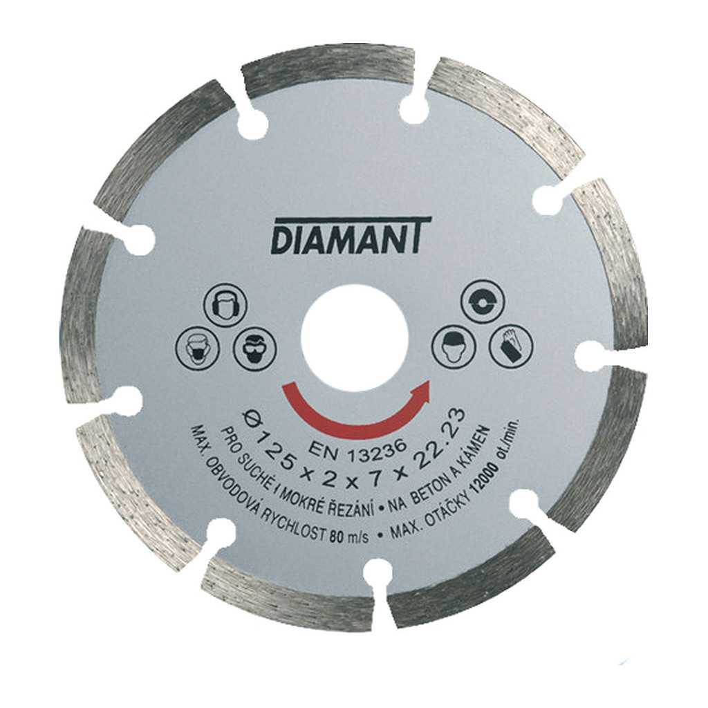 Den Braven 8115BD - Diamantový kotúč segmentový STANDARD Ø 125 mm