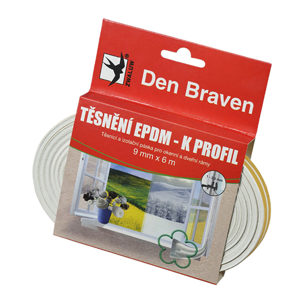 Den Braven B45500 - Tesniace profily z EPDM gumy K