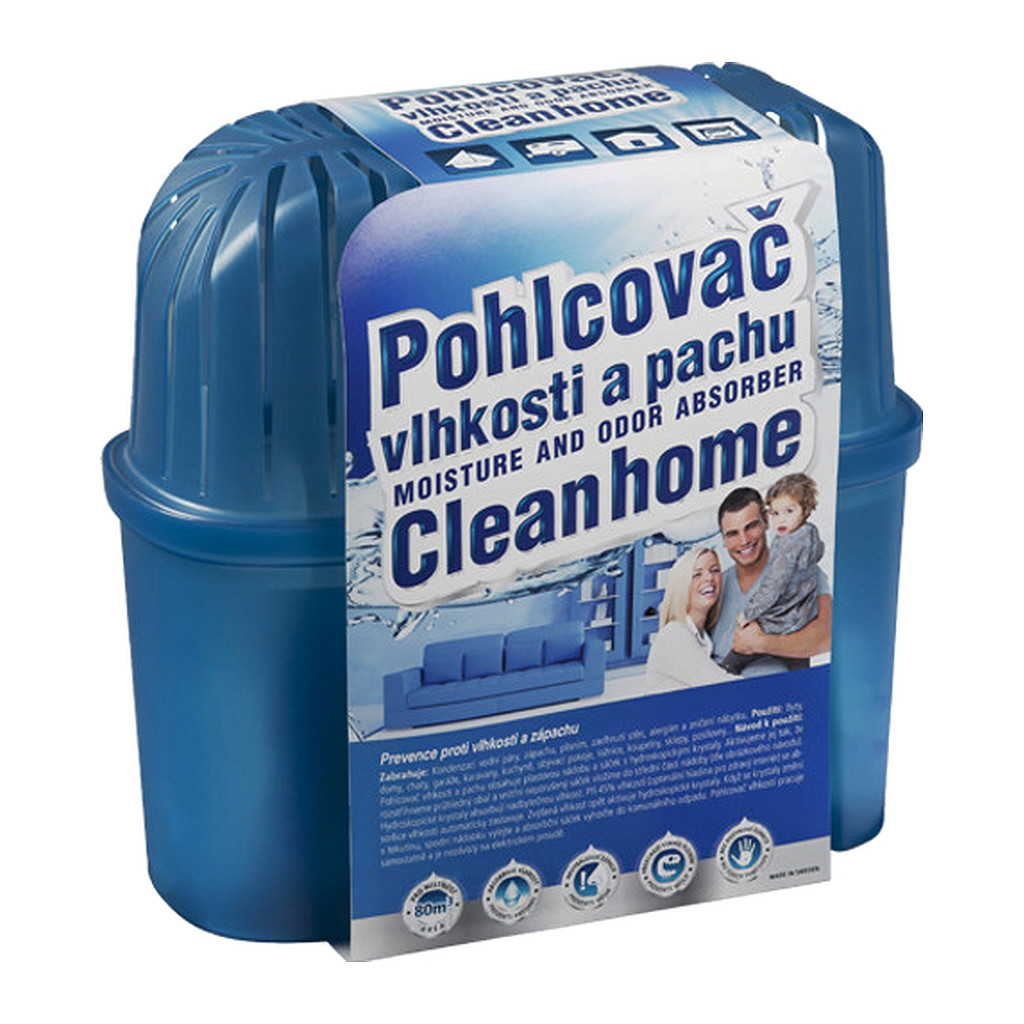 Den Braven D0002 - Pohlcovač vlhkosti a pachu CLEANHOME 1300 g plastová dóza modrá