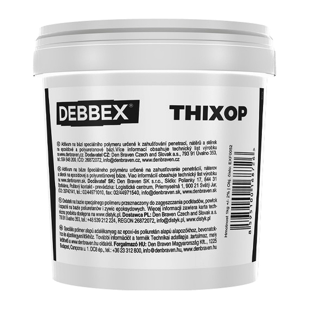 Den Braven EXF0050 - THIXOP 10 kg vedro biela