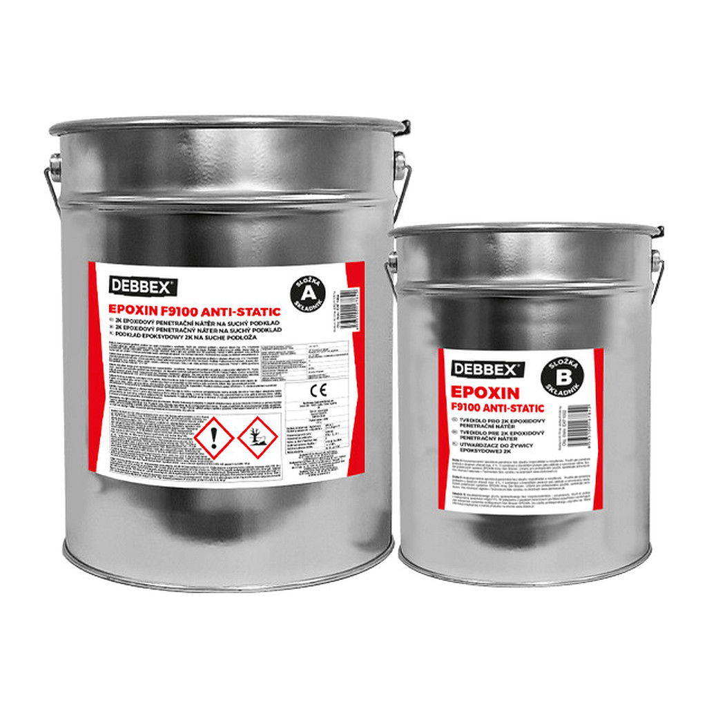 Den Braven EXF91027001 - EPOXIN F9100 ANTI-STATIC 30 kg súdok a kanister RAL 7001