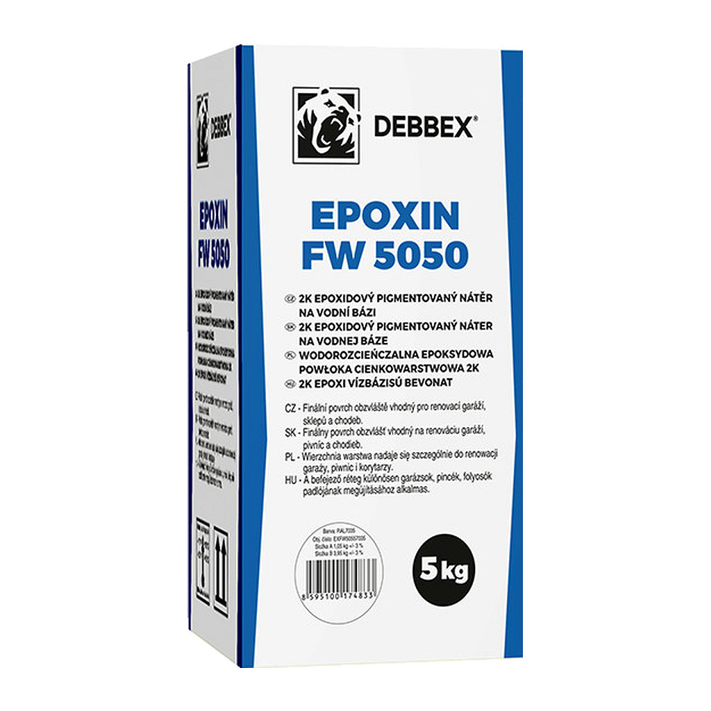 Den Braven EXFW50527035 - EPOXIN FW5050 30 kg sada plechoviek RAL 7035