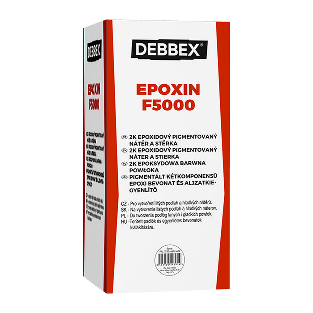 Den Braven T66001 - EPOXIN F5000 5 + 1 kg sada plechoviek smaragdová zelená RAL 6001