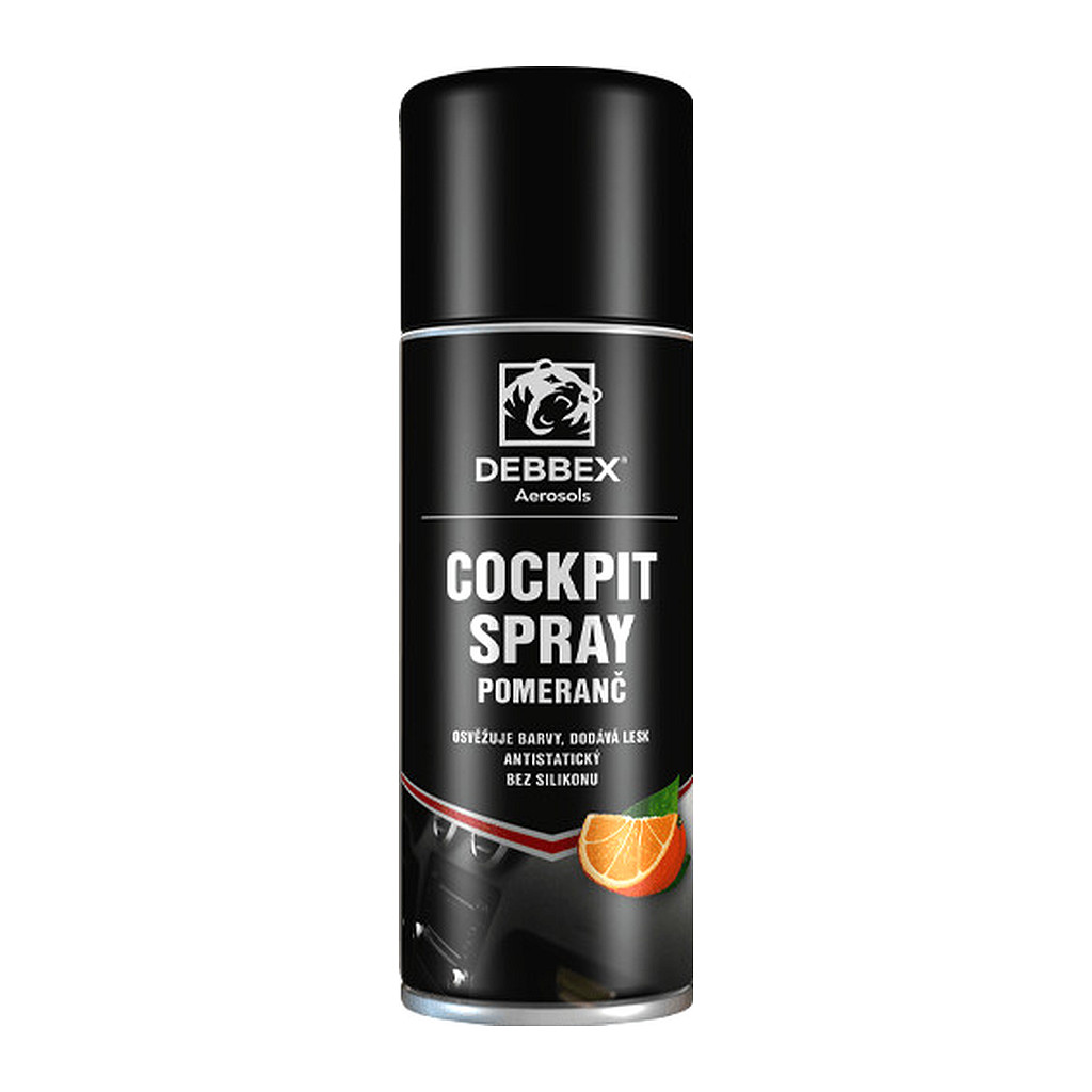 Den Braven TA30204 - Cockpit spray (pomaranč) 400 ml aerosólový sprej