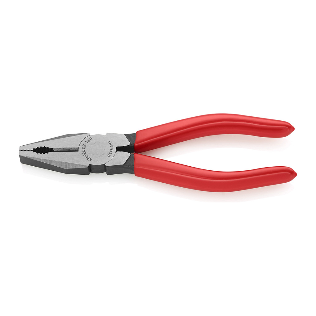 Knipex 03 01 160 - Kombinované kliešte poplastované čierne atramentované 160 mm