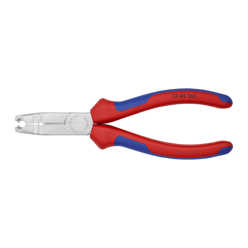 Knipex 13 45 165 - Odizolovacie kliešte s multi-komponentnými úchopmi pochrómované 165 mm